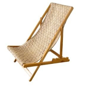 chaise longue en fibre de palmier