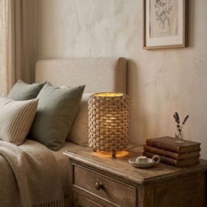 veilleuse en fibre de palmier