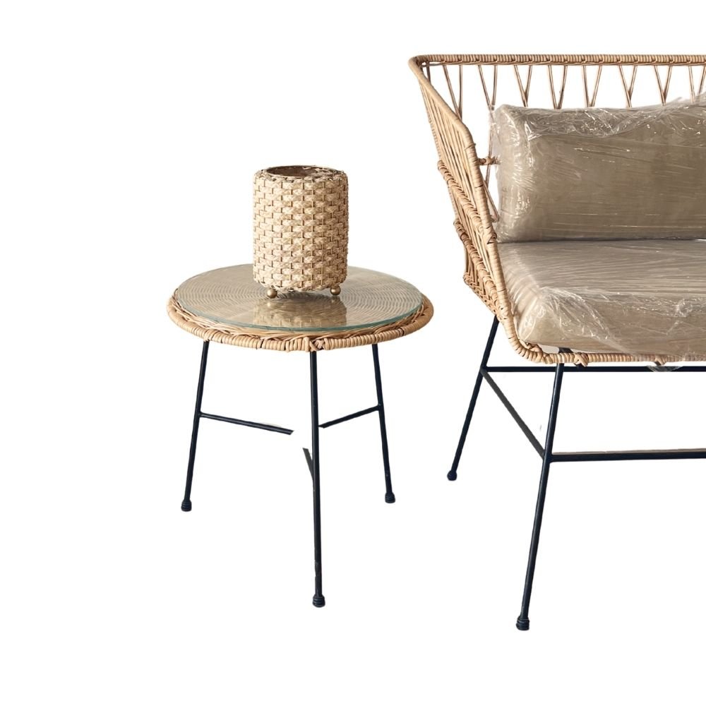 veilleuse en fibre de palmier